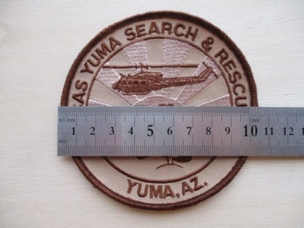 【送料無料】アメリカ海兵隊MCAS YUMA SEARCH & RESCUE YUMA.AZ.パッチ ワッペン/ヘリSRUレスキューpatchマリーンMARINEサボテンUSMC M38_画像9