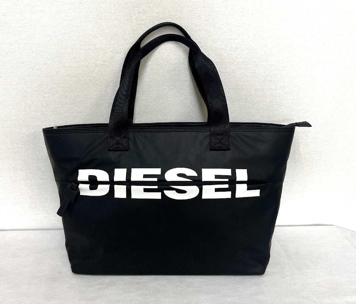 ▽DIESEL　ディーゼル　ナイロントートバッグ　ブラック　中古▽010321_画像2