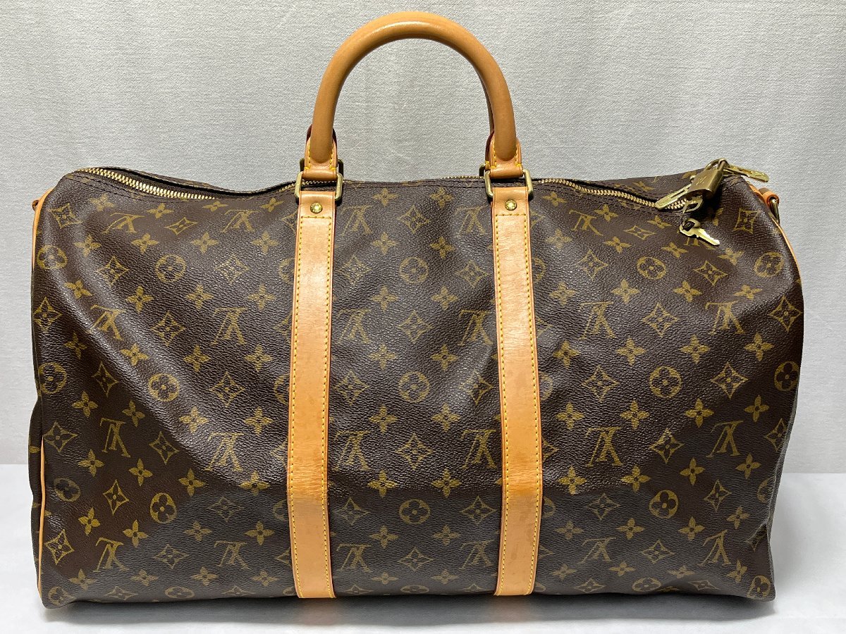 ▽Louis Vuitton ルイヴィトン キーポルバンドリエール50 ショルダー未使用 M41416 ボストンバッグ 中古▽010254_画像3