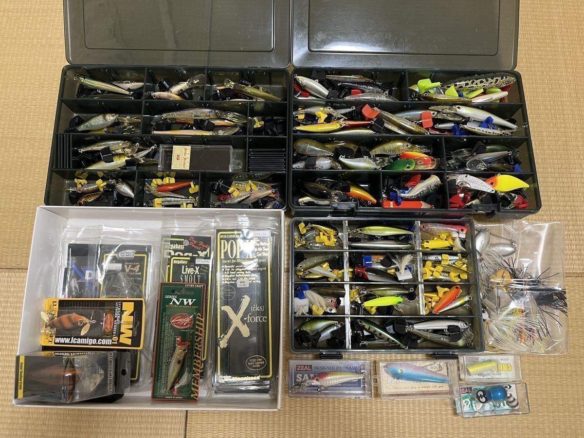 Megabass Ever Green Lucky Craft ZEAL ルアー　バス　釣り　まとめ　約140個　メガバス　エバーグリーン　ラッキークラフト　ズイール_画像8