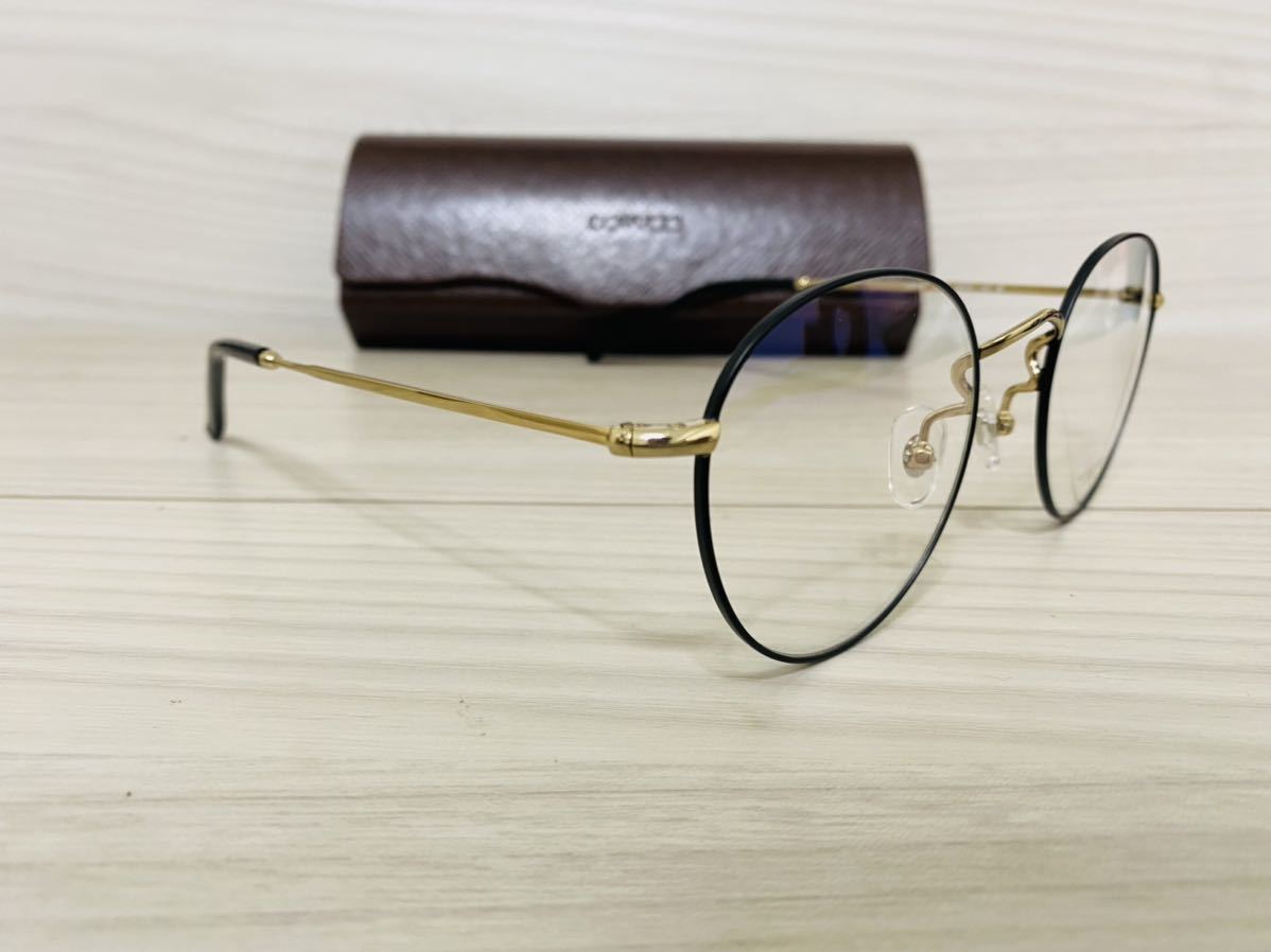 OLIVER PEOPLES オリバーピープルズ 眼鏡フレーム OV1105 1005★ブラック ゴールド★未使用 美品_画像3