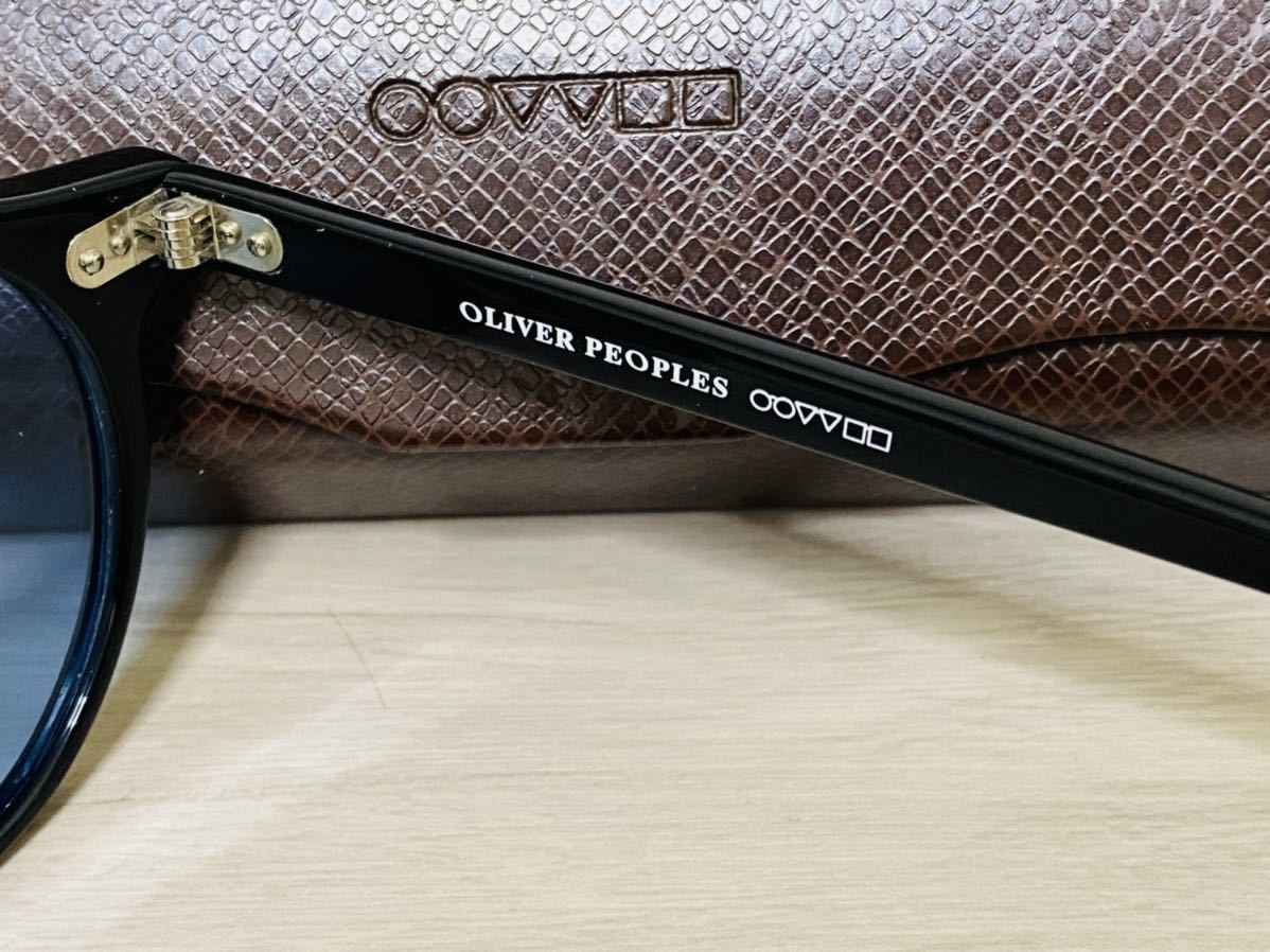 OLIVER PEOPLES オリバーピープルズ サングラス OV5217S 1031/P2★Gregory Peck★ウェリントン 黒縁 カラーレンズ 伊達眼鏡 未使用 美品 _画像7