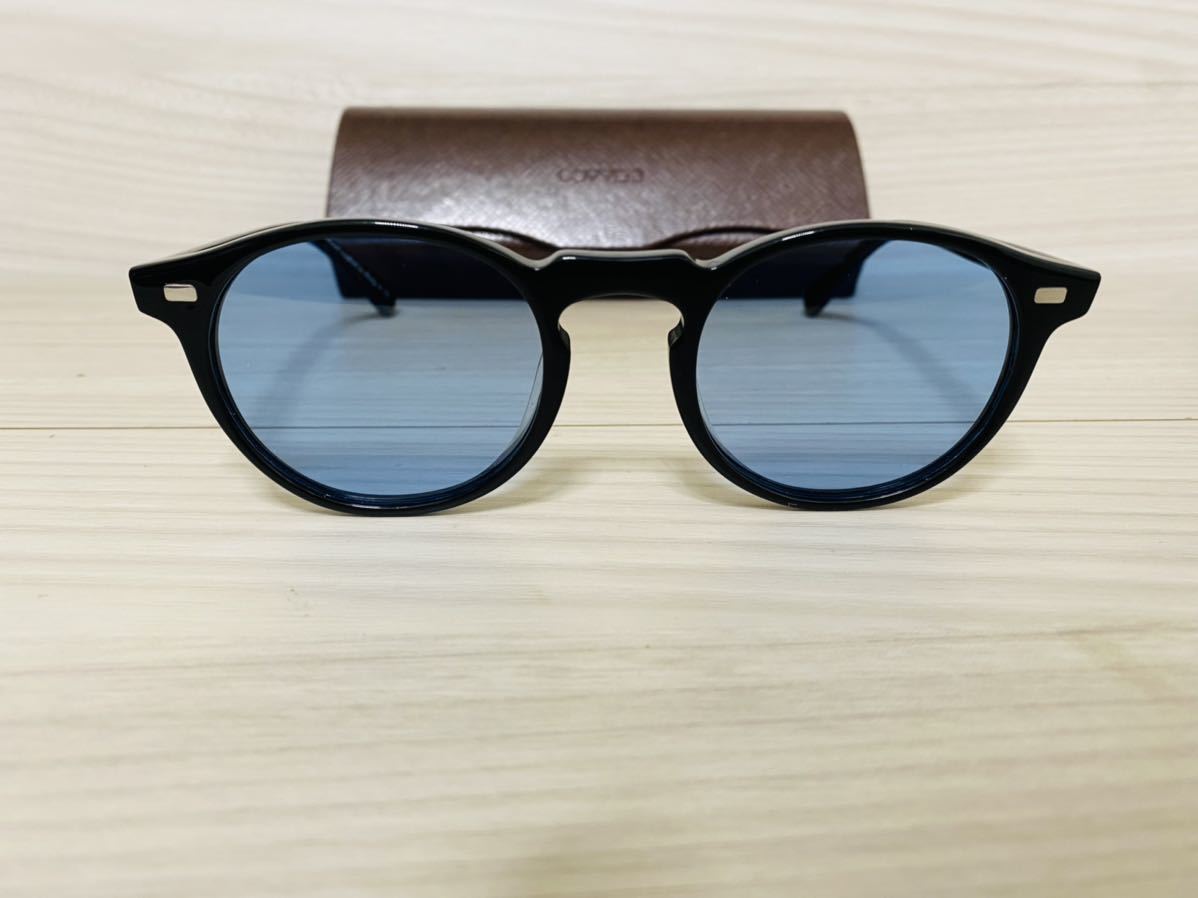 OLIVER PEOPLES オリバーピープルズ サングラス OV5217S 1031/P2★Gregory Peck★ウェリントン 黒縁 カラーレンズ 伊達眼鏡 未使用 美品 _画像1