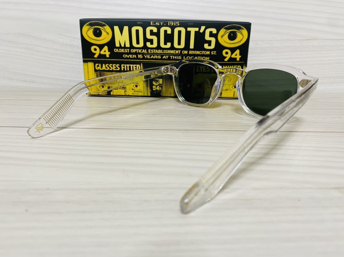 MOSCOT★モスコット★メガネフレーム★MOMZA★サングラス★クリスタル★スクエア 未使用 美品_画像5