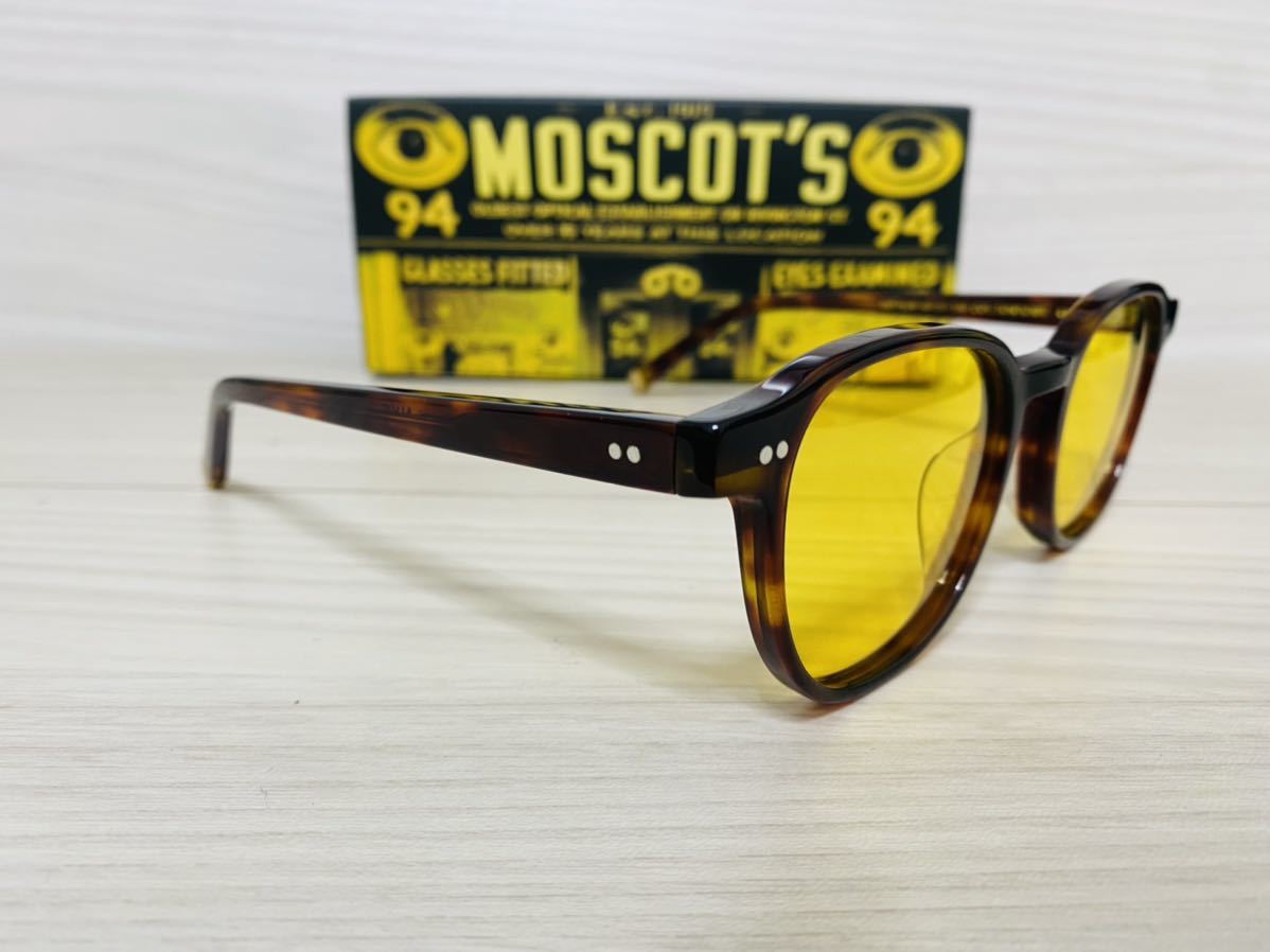 ★MOSCOT★モスコット★カラーレンズサングラス★ARTHUR★伊達眼鏡 鼈甲柄 未使用 美品_画像3