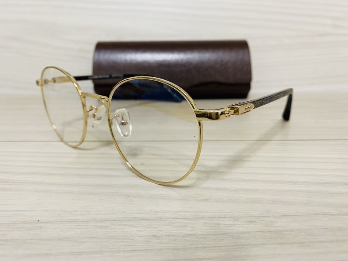 OLIVER PEOPLES オリバーピープルズ メガネフレーム OV5988 5009★Chessman★鼈甲柄 ゴールド メタルフレーム 伊達眼鏡 未使用 美品 _画像2