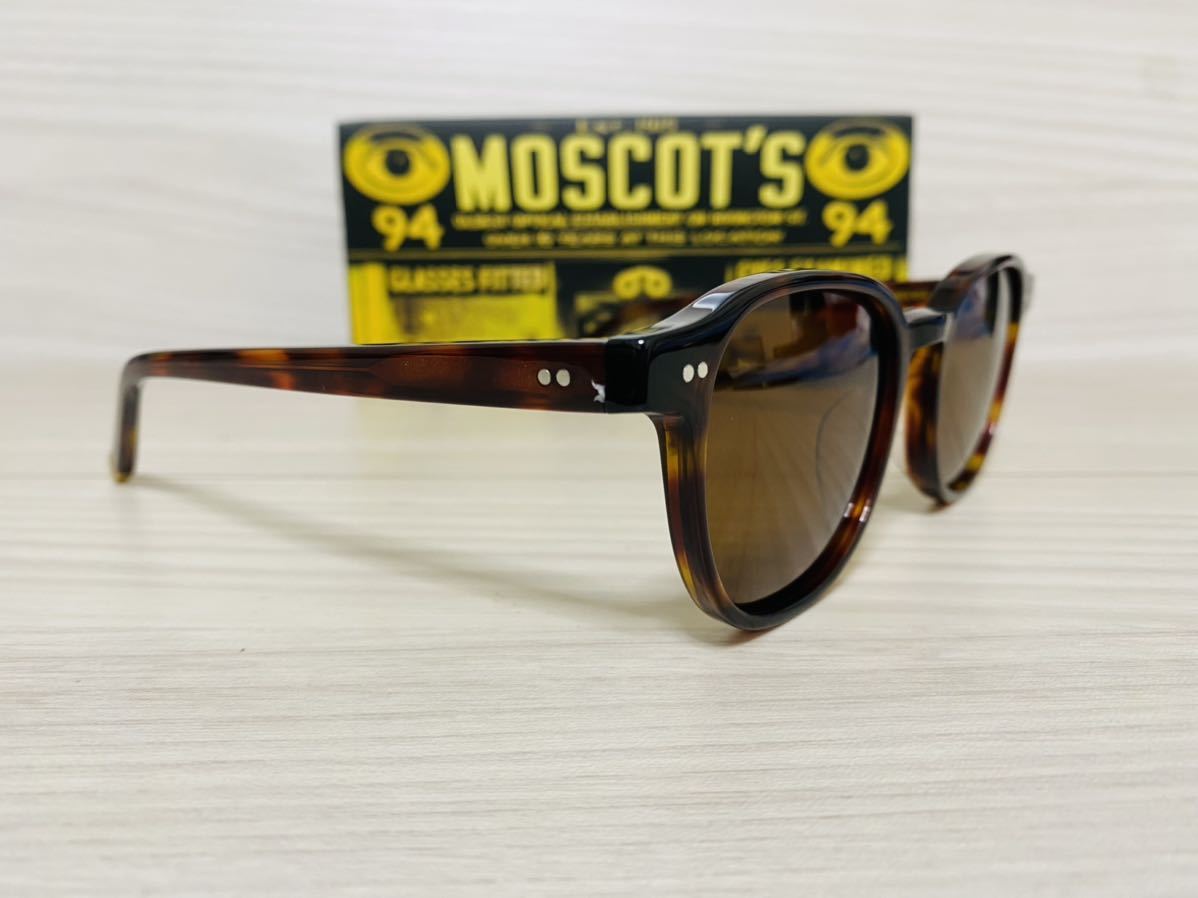 ★MOSCOT★モスコット★ARTHUR★サングラス★伊達眼鏡★鼈甲柄★ウェリントン 未使用 美品_画像3