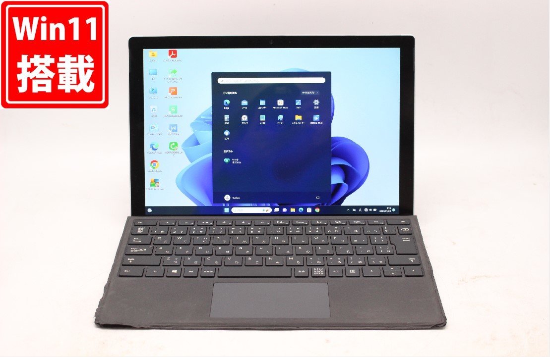 良品 2K対応 タッチ 12.3型 Microsoft Surface Pro6 Windows11 八世代 i5-8350U 8GB NVMe 256GB-SSD カメラ 無線 Office付 管:0921j