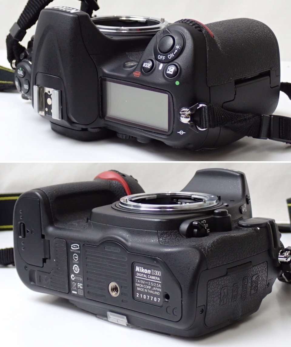 ★Nikon/ニコン D300 デジタル一眼レフカメラ + AF-S DX Zoom Nikkor ED 18-135mm F3.5-5.6G (IF)レンズ/付属品有/ジャンク扱い&1938900138_画像4