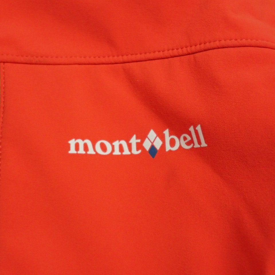 ◆mont-bell/モンベル ウインターサイクルトレーナー ジャケット メンズL/オレンジ×ブラック/ロゴプリント/ナイロン/1130455&0000003253_画像5