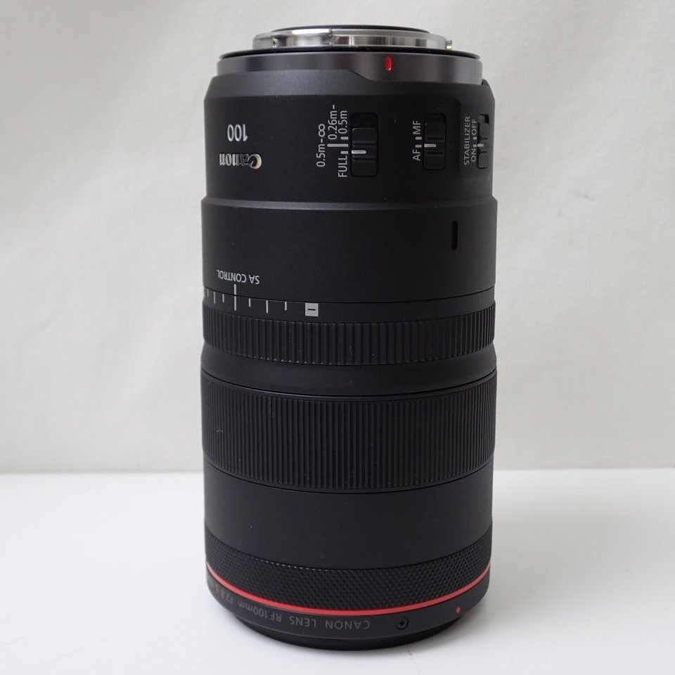 ★Canon/キャノン RF100mm F2.8 L MACRO IS USM 中望遠単焦点マクロレンズ/付属品多数/ジャンク扱い&1938900096_画像4