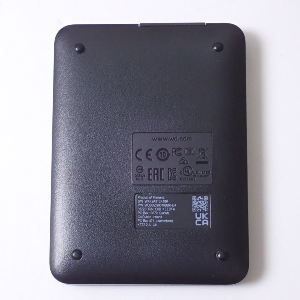 ★WD Elements ポータブルHDD WDBUZG0010BBK-JESE/1TB/動作品/付属品あり&1946500004_画像3