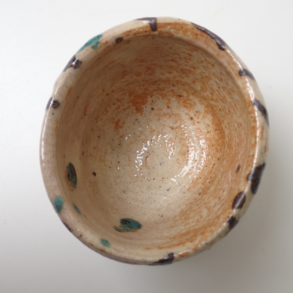 * прекрасный товар скала хвост .. Mino ... sake чашечка для сакэ / рюмка для сакэ / керамика /. входить / японская посуда / посуда для сакэ / жарение предмет / керамика / автор предмет &1943700042