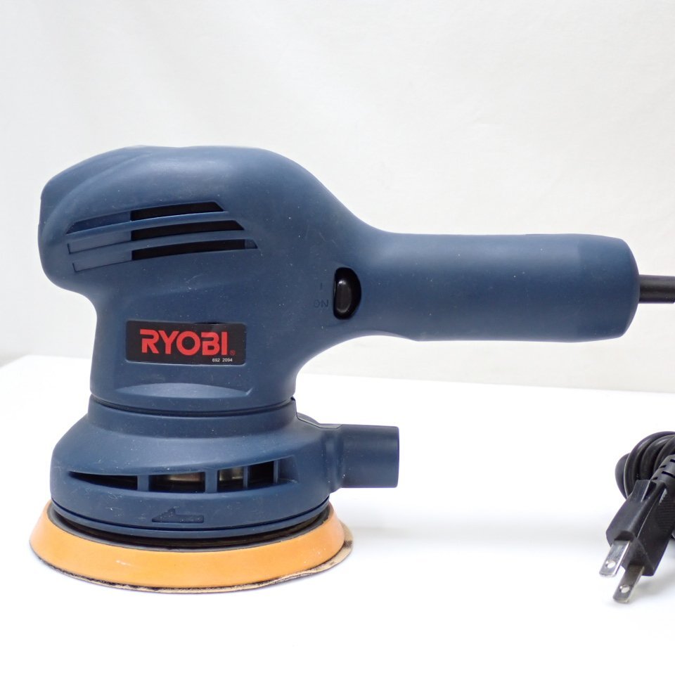 ★RYOBI/リョービ サンダポリッシャー RSE-1250/外箱・取説・集塵袋付き/電動工具/研磨&1776900006_画像2