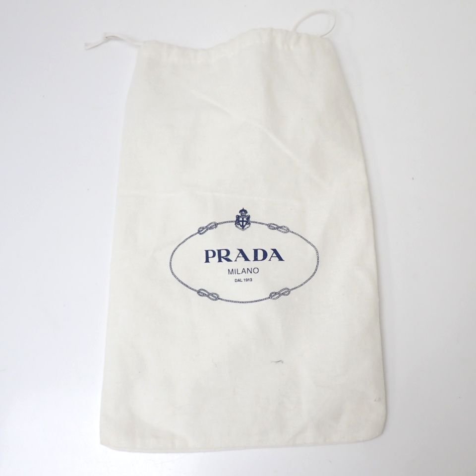 □PRADA/プラダ リザード レザーベルト 32/80/胴周り約72.5～83cm/アイボリー×シルバー×ゴールド系/バックル/保管袋付き&1788100066の画像7