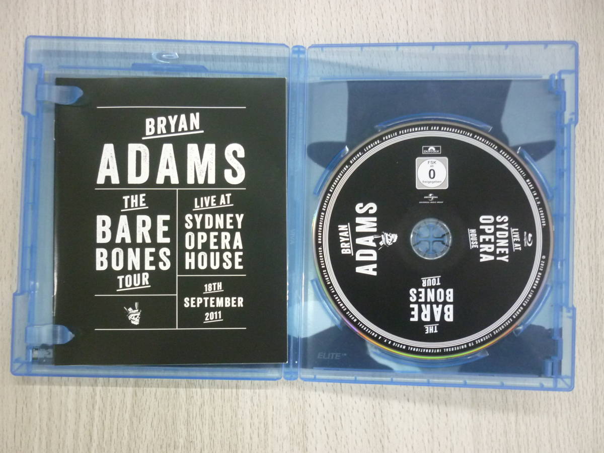 中古【輸入版Blu-ray】BRYAN ADAMS / LIVE AT SYDNEY OPERA HOUSE (602537492411) ブライアン・アダムス の画像2