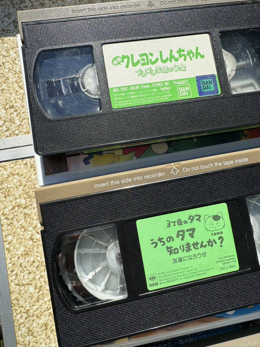 【レンタルVHS】 ちびまる子ちゃん 三丁目のタマ クレヨンしんちゃん 笑ゥせぇるすまん はだしのゲン アンネの日記 アニメ 15本セット_画像5