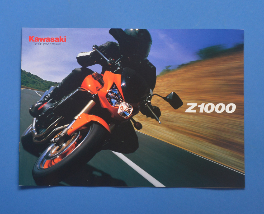 【K輸2000-13】カワサキ　Z1000　KAWASAKI　Z1000　海外向けモデル　英語表記　カタログ_画像1