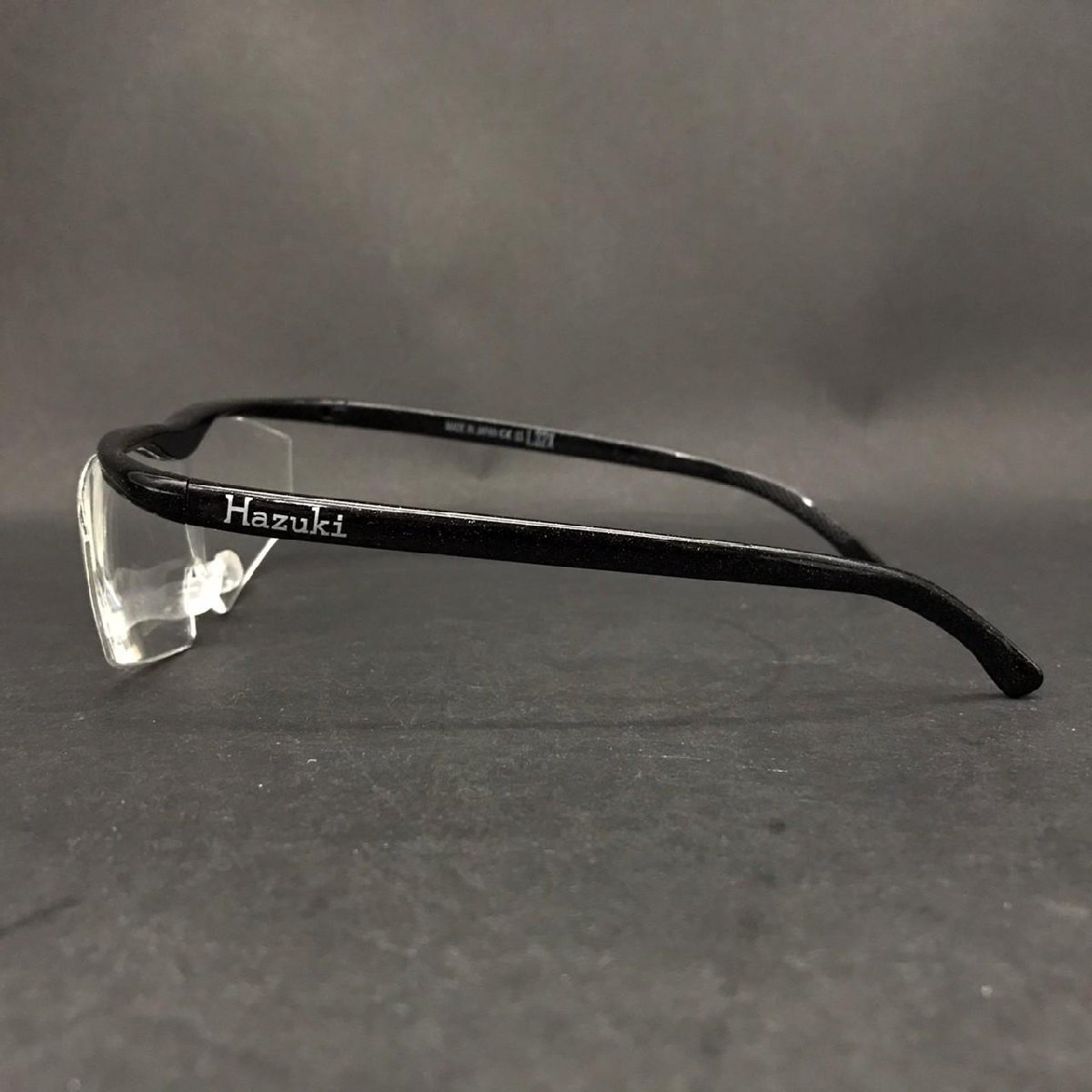 FG0721-8-3 Hazuki ハズキルーペ LS 1.32X ブラック 眼鏡タイプ クリアレンズ 拡大鏡 老眼鏡 めがね 日本製 60サイズ_画像4