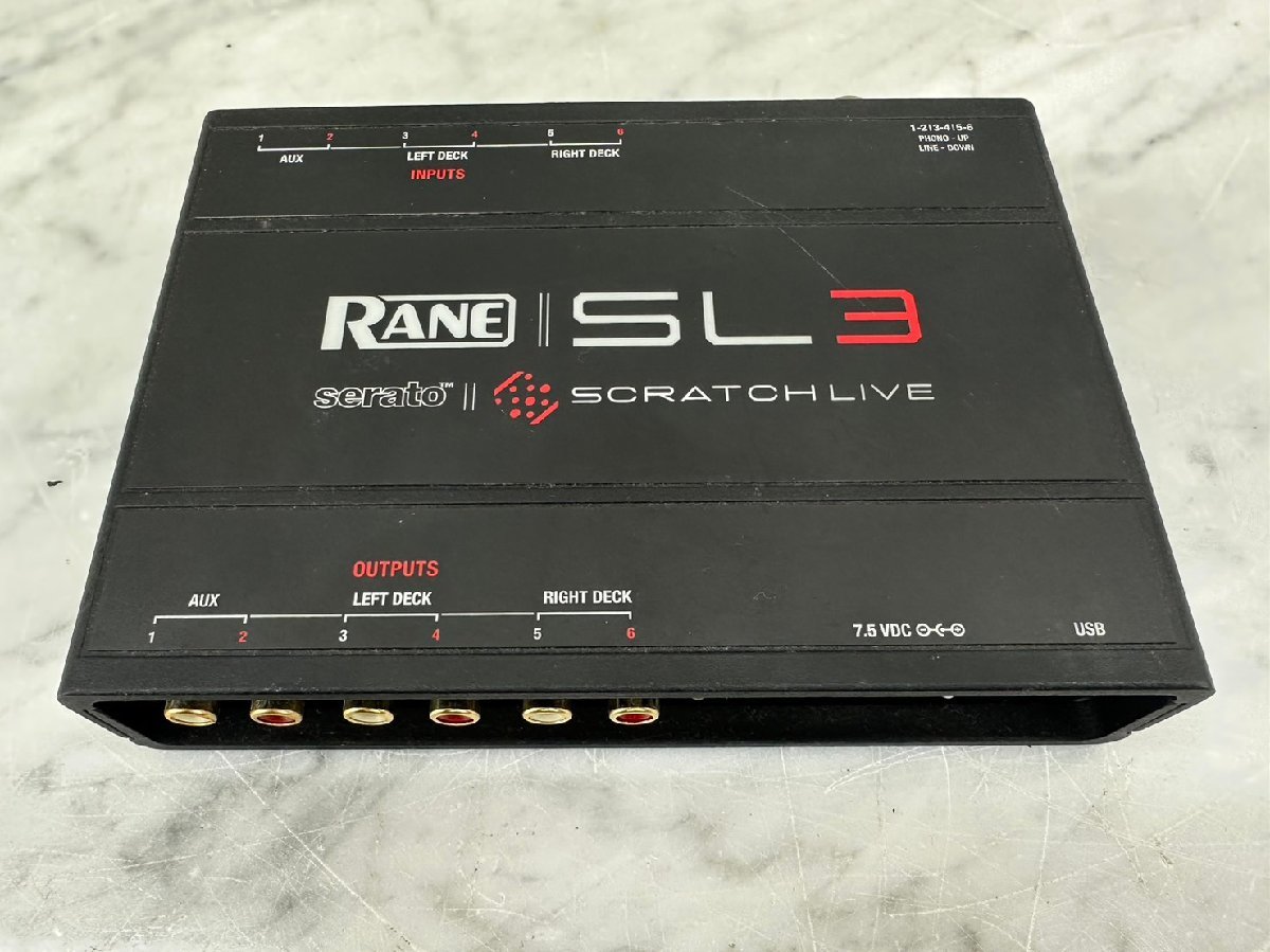 □t559　現状品★ RANE レーン SL3 serato SCRATCH LIVE インターフェース 　本体のみ_画像6