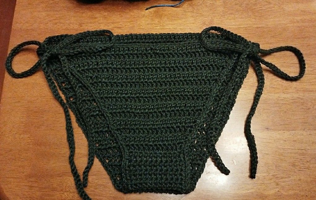 手編みビスチェ(おまけパンツ)