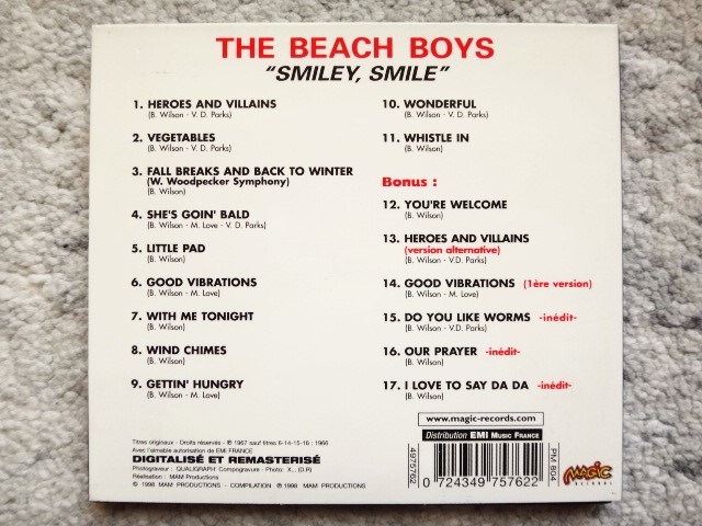 A【 THE BEACH BOYS / SMILY, SMILE 】CDは４枚まで送料１９８円_画像2