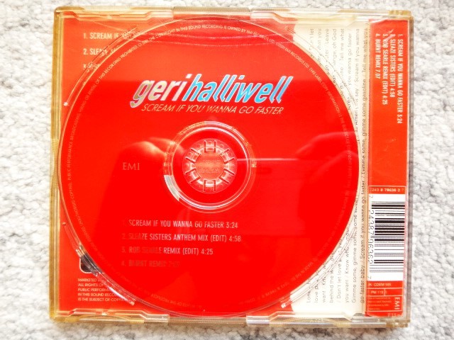 A【 GERI HALLIWELL / SCREAM IF YOU WANNA GO FASTER : SINGLE CD 】CDは４枚まで送料１９８円_画像2