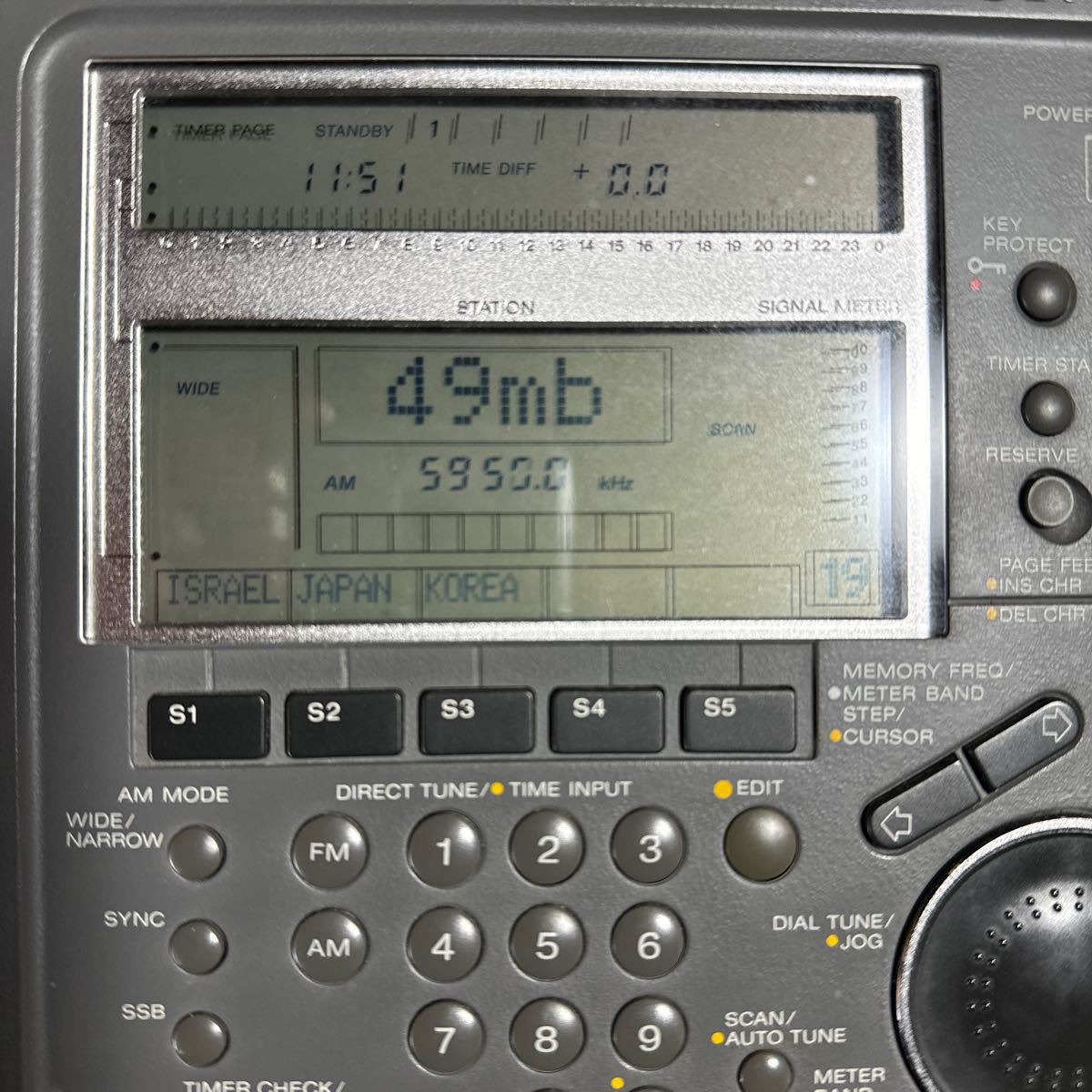SONY ラジオ ICF-SW77 美品　通電確認済み_画像7