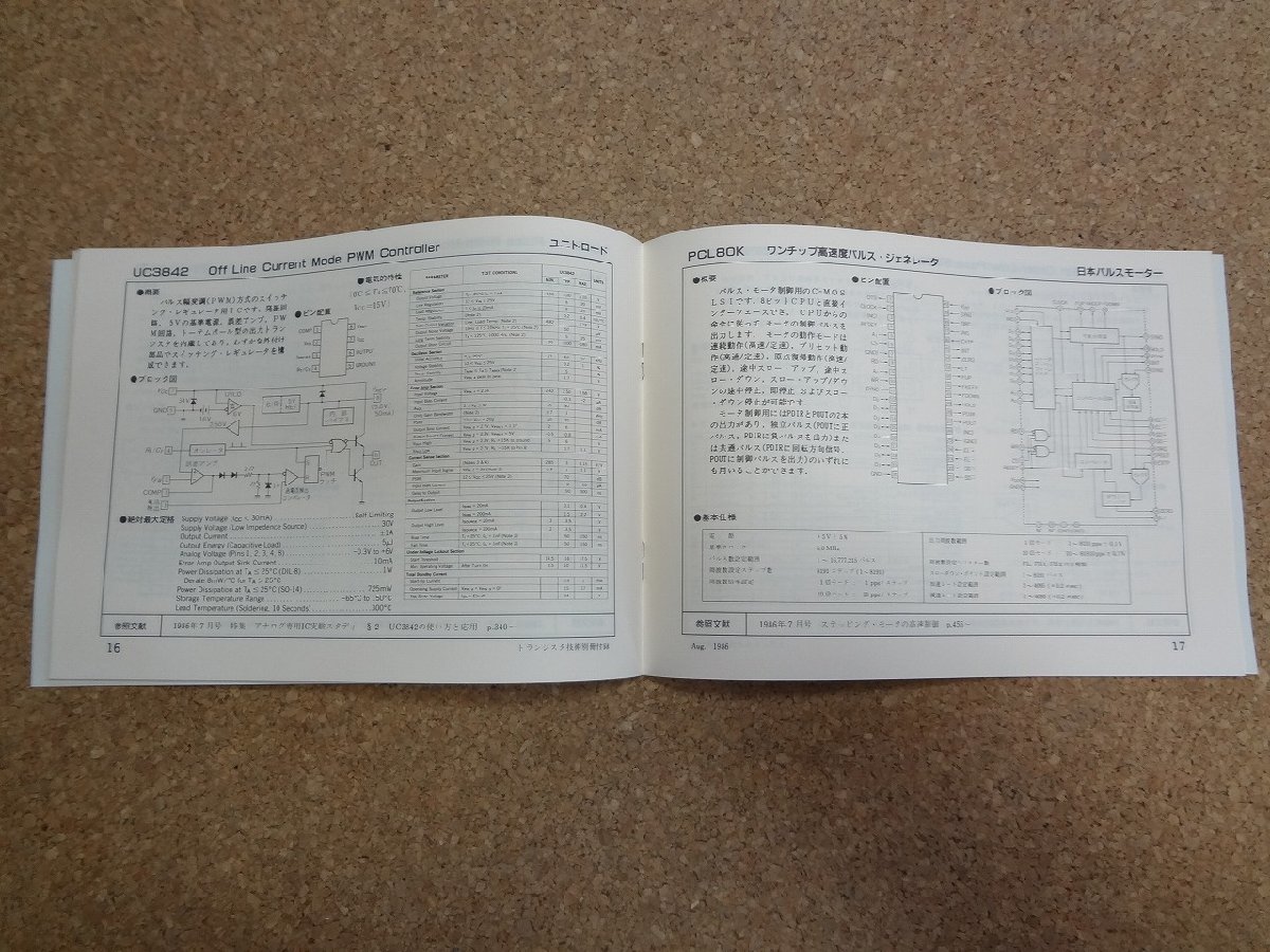 b□　トランジスタ技術 8月号 別冊付録　IC/LSIダイジェスト　1986年8月発行　CQ出版社　/γ6_画像3