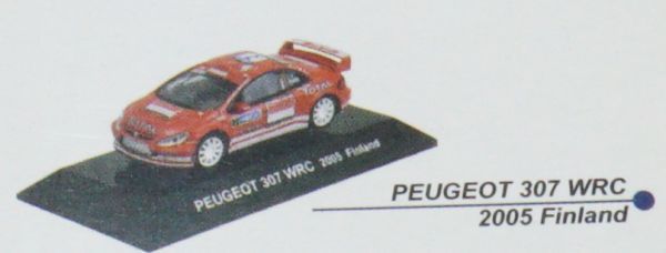 CM's 1/64 PEUGEOT プジョー 307 WRC 2005 フィンランド　ラリーカーコレクションSS.8_画像8