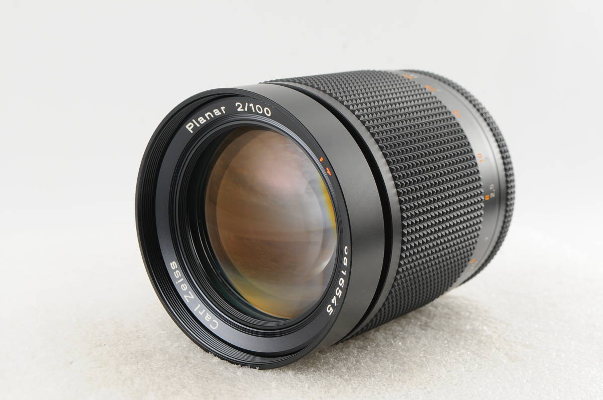 ★超美品★ Contax コンタックス Carl Zeiss Planar 100mm F2 AEG ★清潔感溢れる綺麗な外観! カビ・クモリなし! 細かく動作確認済!_画像7