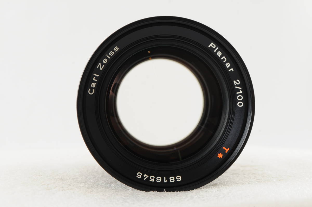 ★超美品★ Contax コンタックス Carl Zeiss Planar 100mm F2 AEG ★清潔感溢れる綺麗な外観! カビ・クモリなし! 細かく動作確認済!_画像6