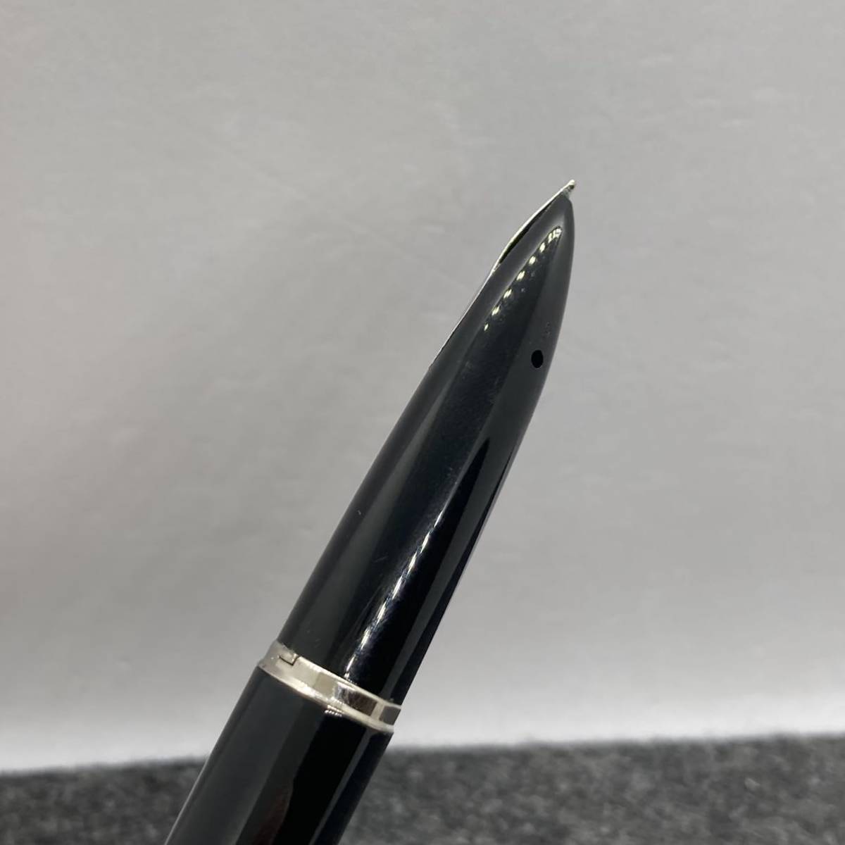 PE1532□WATERMAN ウォーターマン 万年筆 CAREN カレン ブラック×シルバー ペン先 18K 750 F 筆記未確認_画像9