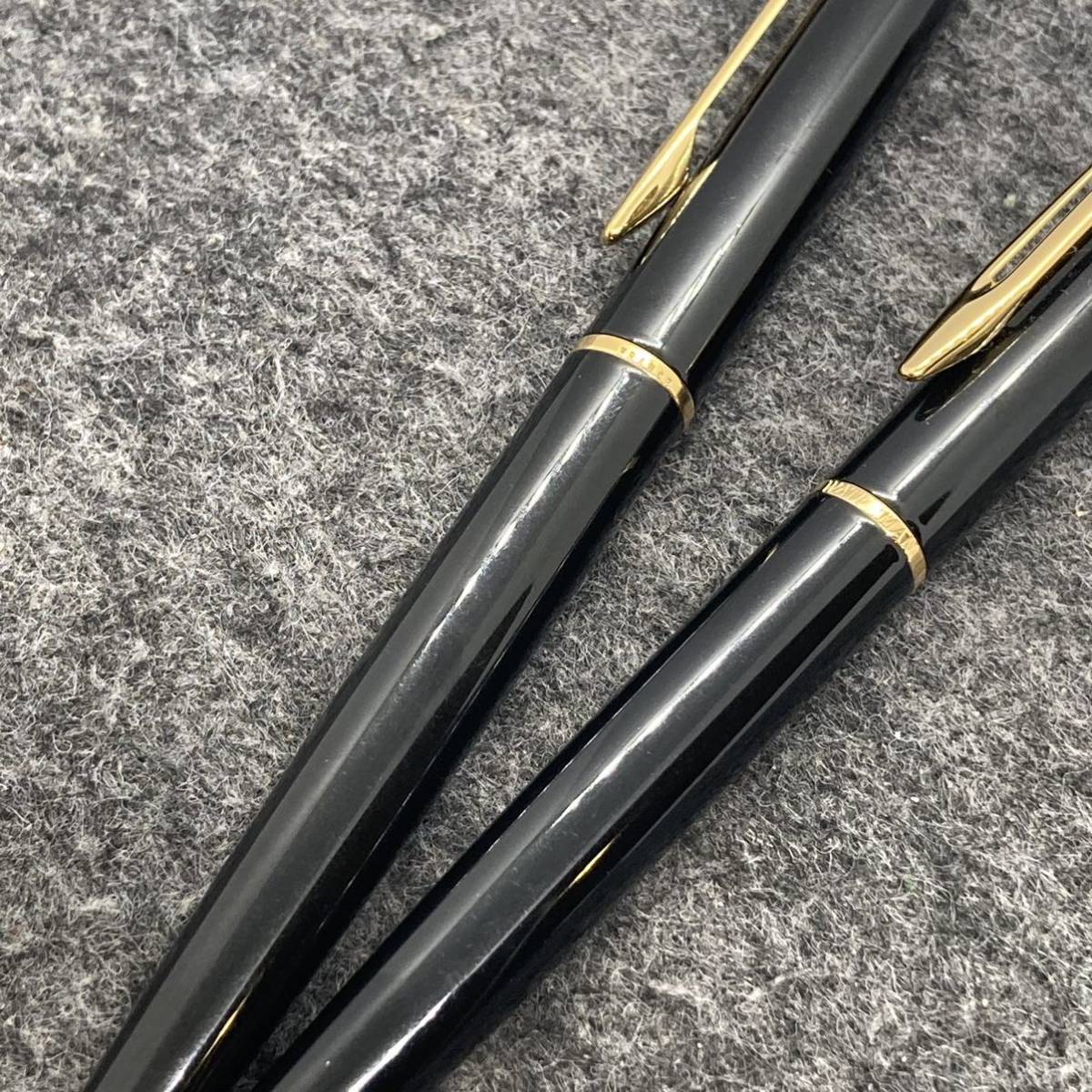 PE1553□2本セット WATERMAN ウォーターマン ツイスト式 ボールペン シャープペンシル メトロポリタン 筆記確認済み_画像4