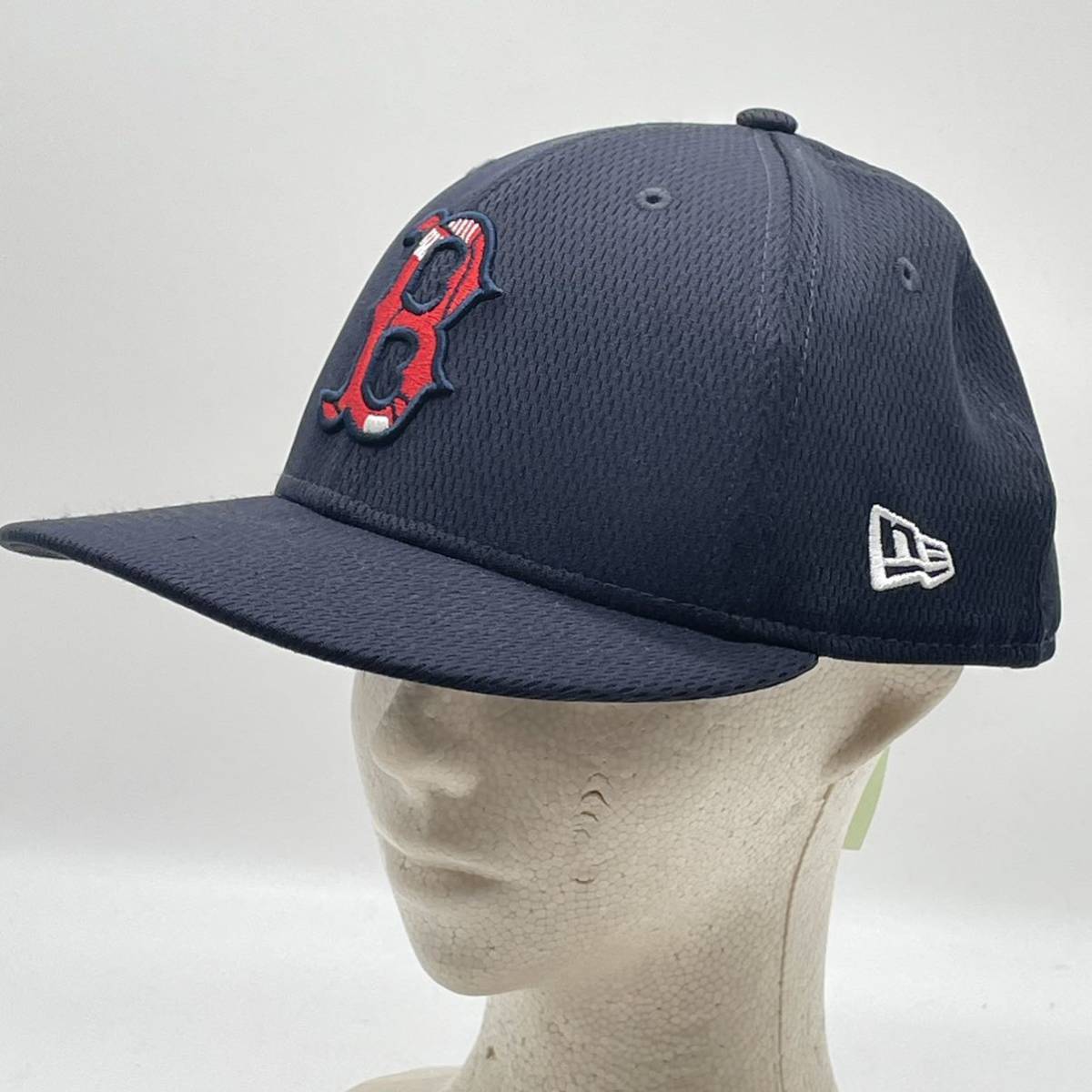 KO1715□NEW ERA ニューエラキャップ帽子59FIFTY×MLB ボストン レッドソックス Boston Red Sox ネイビー 7 3/4 61.5㎝_画像1