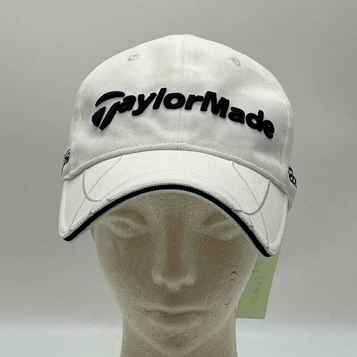 KO1640□TaylorMade テーラーメイド 帽子 キャップ ホワイト フリーサイズ 57-59㎝ ゴルフウェア_画像2