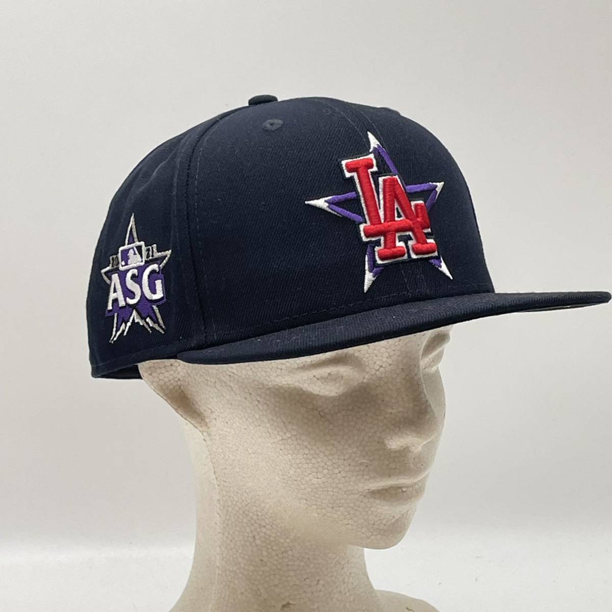 KO1709□NEW ERA ニューエラ キャップ 帽子 59FIFTY MLB オールスター 2021 All-star Game Los Angeles Angels Black 大谷翔平の画像3