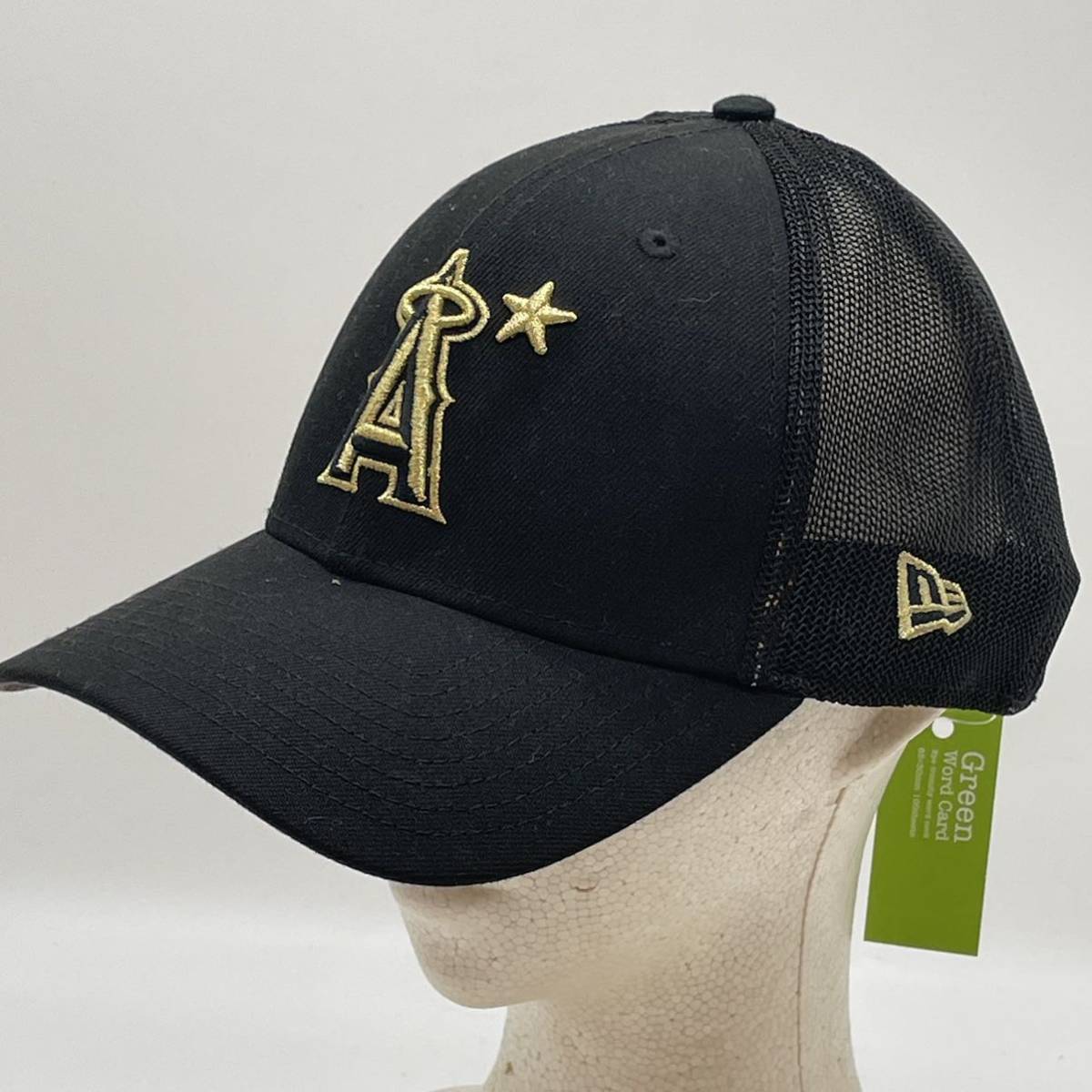 KO1716□NEW ERA ニューエラ キャップ 帽子 2022 MLB オールスターゲーム エンゼルス メッシュ ブラック L-XL 大谷翔平_画像1