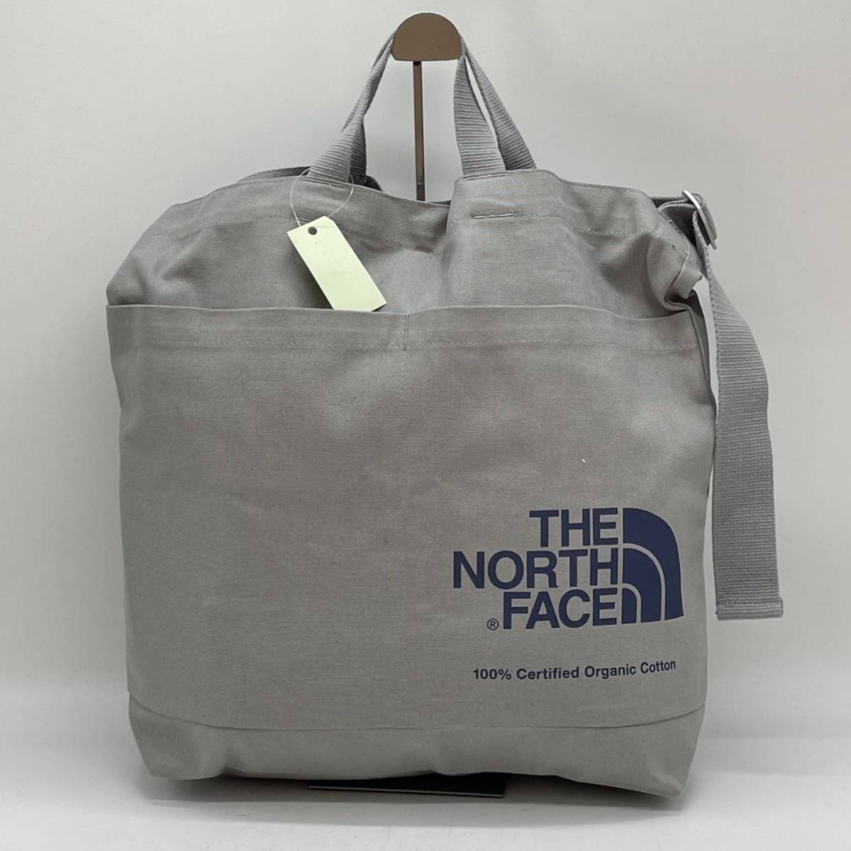 ★BN2816●良好 THE NORTH FACE ノースフェイス 2WAYトートバッグ NM82261 ショルダーバッグ グレー_画像1