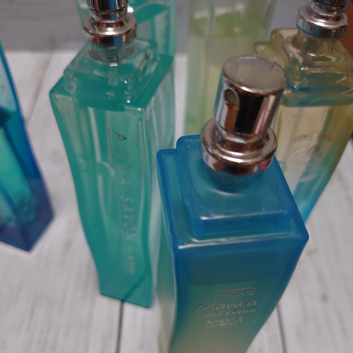 AQUA SAVON アクアサボン EDT 80ml 香水 まとめて 7点SET 残量多め多数 テスター品_画像6