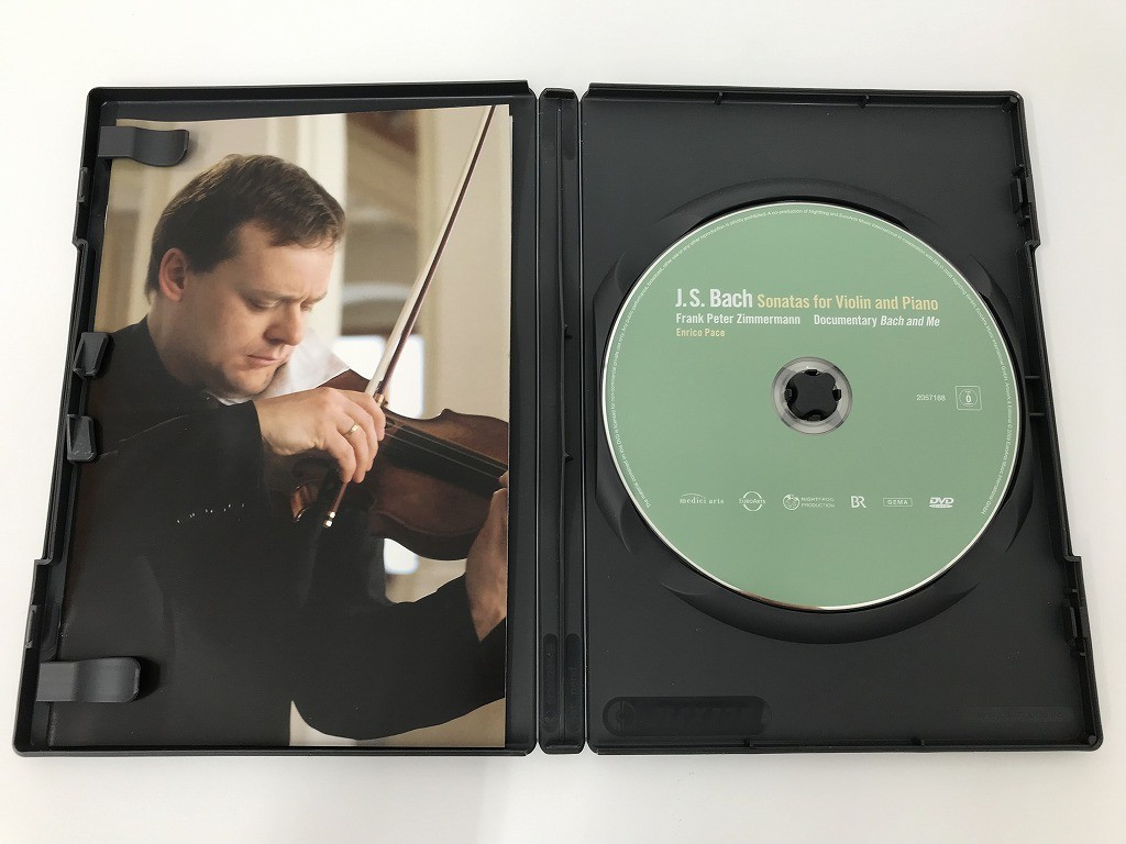 TD161 J. S. Bach Sonatas for Violin and Piano Frank Peter Zimmermann 【DVD】 714_画像5