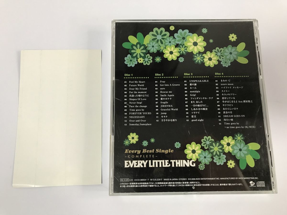 TF379 EVERY LITTLE THING / Every Best Singles ～COMPLETE～ 【CD】 1226_画像2