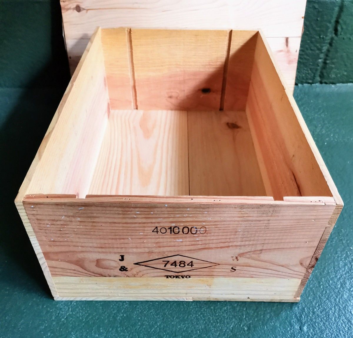 フランスボルドーワイン木箱１2000’CANON-MOUEIX　シャトーカノンムエックスヴィンテージウッドケース　レア品　