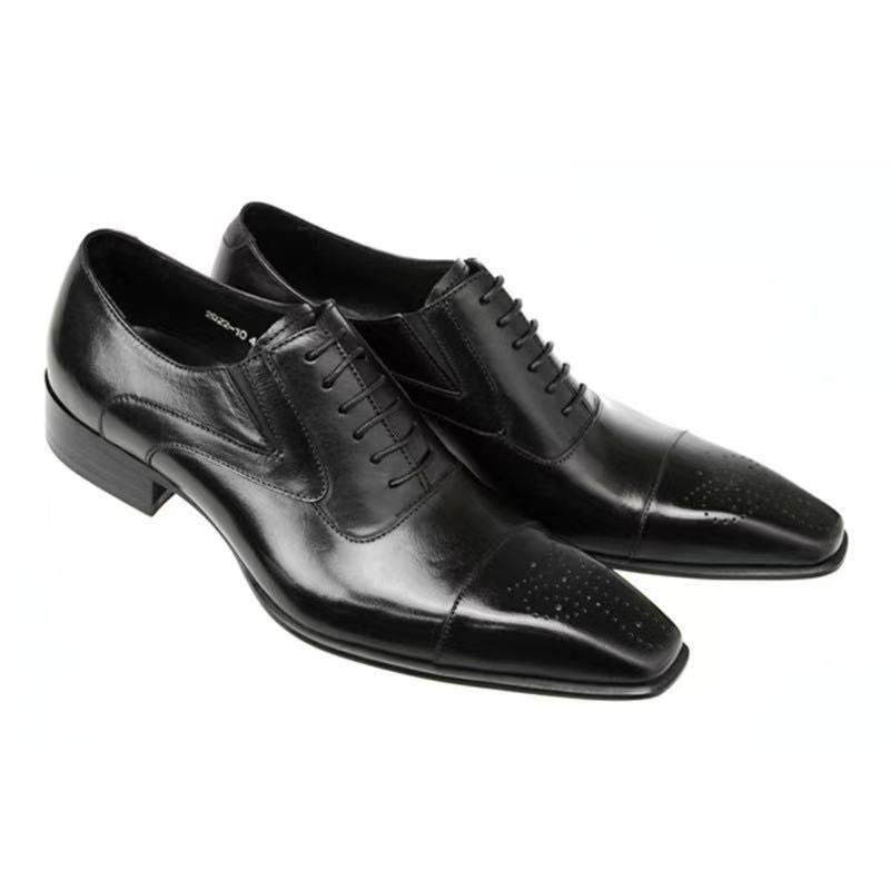 メンズシューズ ビジネスシューズ 紳士靴 メンズ靴 通勤靴　男性 PUレザー 黒★27.5cm_画像3