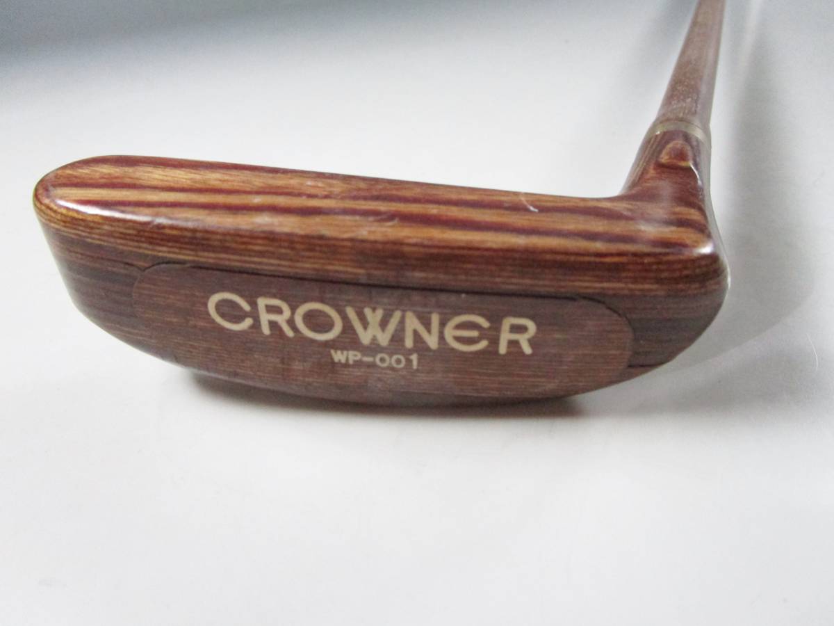 《阡》ヒッコリー 木製パター3点 CROWNER WP-001・The Laird ・HAND MADE ST.ANDREWS・Wood Wand ハンドメイド スコットランド・アメリカ製_画像2