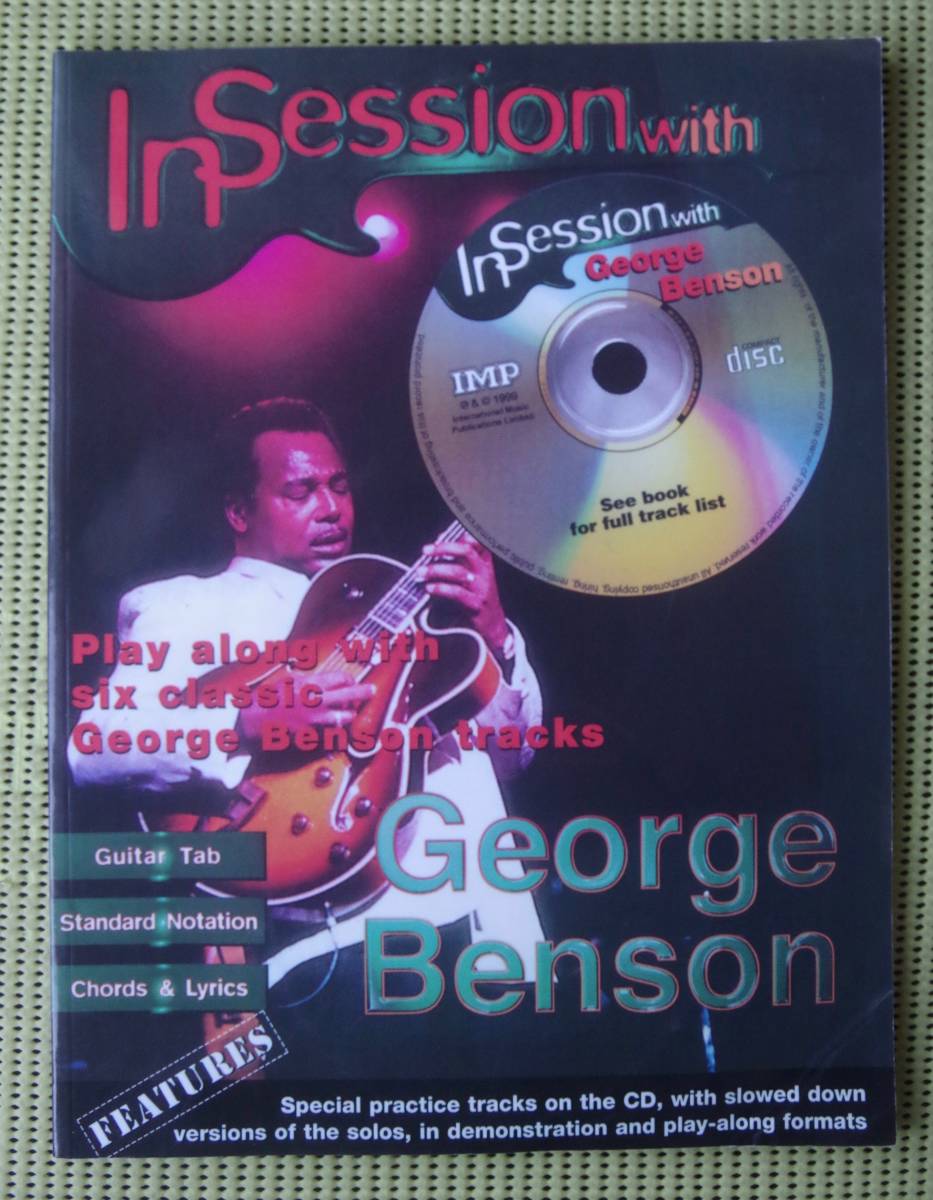 イン・セッション・ウィズ・ジョージ・ベンソン TAB譜付ギタースコア CD付 ♪良好♪ 送料185円 GEORGE BENSONの画像1