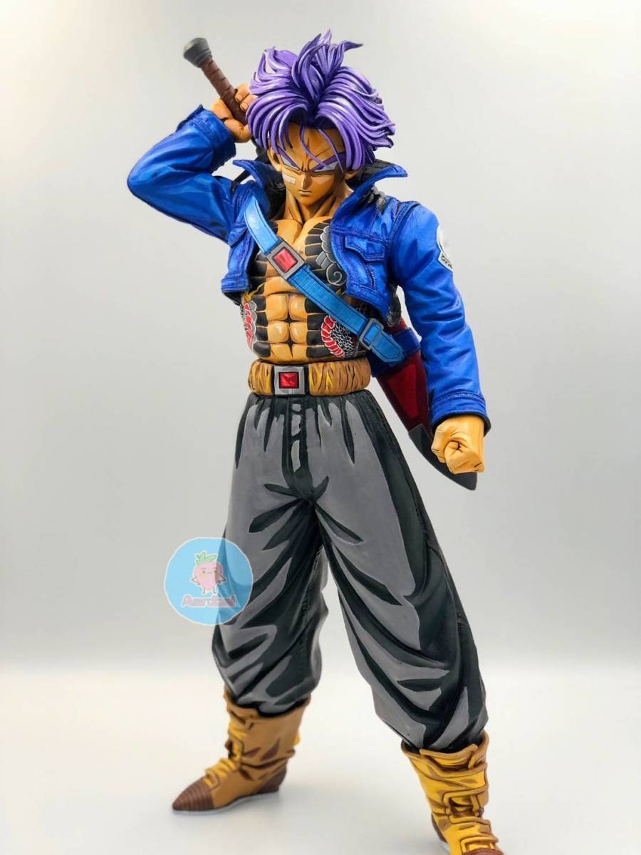 ドラゴンボールZ/超サイヤ人 トランクス　フィギュア 海外限定/リペイント タトゥー 2D 二次元彩色 H:42CM 付け替え頭*1_画像1