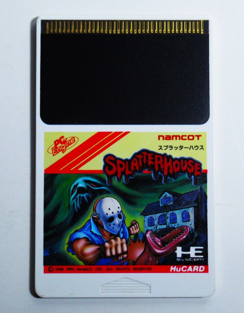 全日本送料無料 動作確認済 PCエンジン ソフト スプラッターハウス ナムコ 説明 アクション
