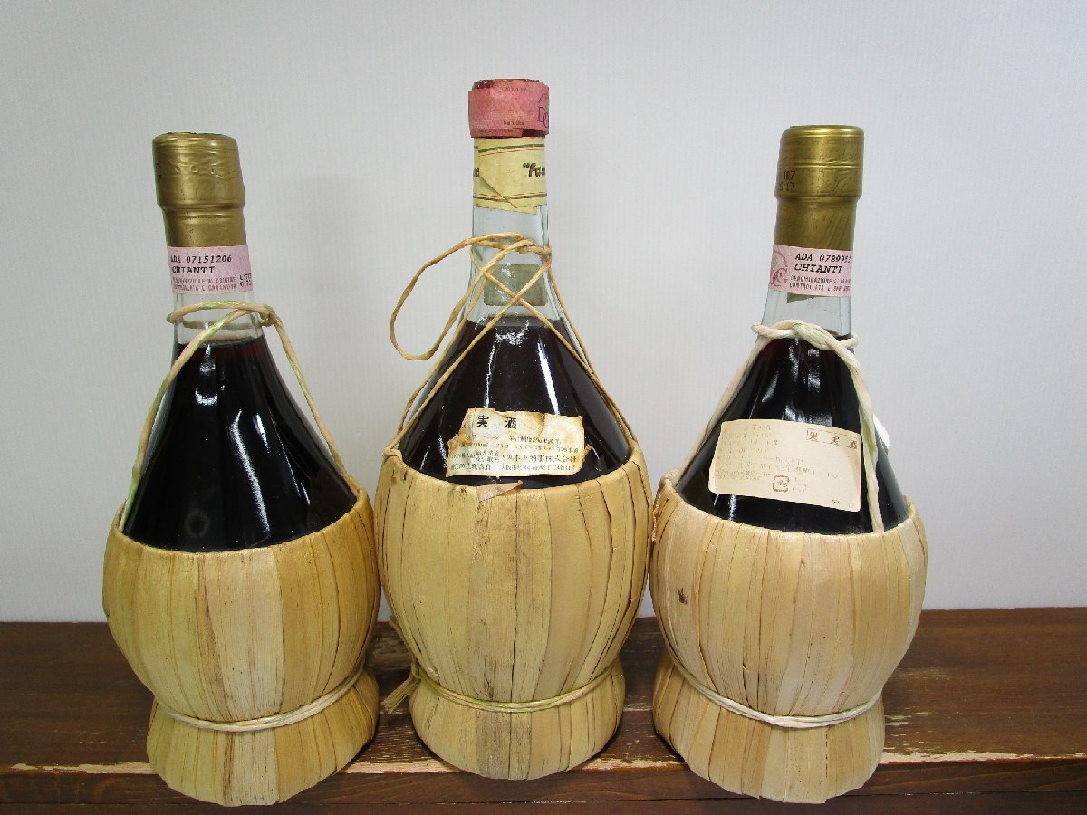 6本セット キャンティ 500-1000ml 12% CHIANTI イタリア ワイン 未開栓 古酒 1円スタート/1-26-10_画像3