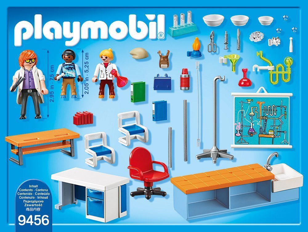 即決！新品 PLAYMOBIL プレイモービル 9456 化学教室